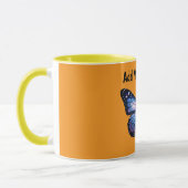 Personalized Galaxy Butterfly Cosmic Nebula Aesthe マグカップ (左)