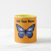 Personalized Galaxy Butterfly Cosmic Nebula Aesthe マグカップ (中央)