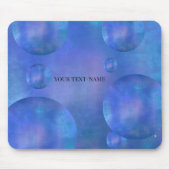 Personalized Galaxy Nebula Mouse Pad - Custom Name マウスパッド (正面)