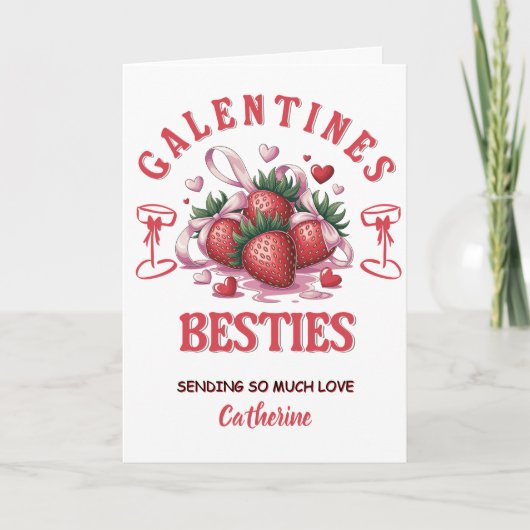 Personalized Galentine’s Day カード (正面)