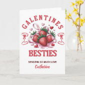 Personalized Galentine’s Day カード (黄色い花)