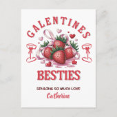 Personalized Galentine’s Day シーズンポストカード (正面)
