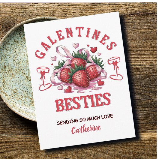 Personalized Galentine’s Day シーズンポストカード