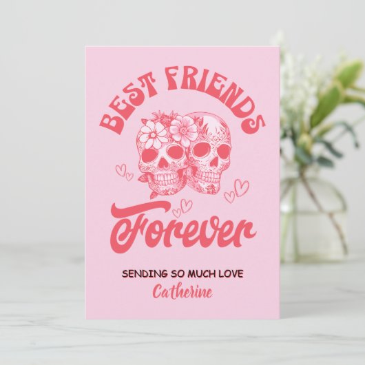 Personalized Galentine’s Day Card シーズンカード (スタンド正面)