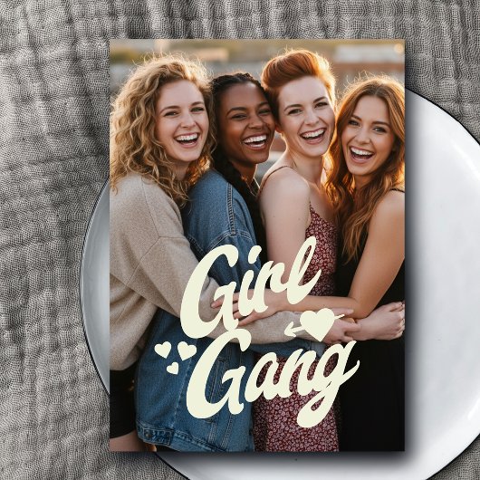 Personalized Galentine’s Day Photo ポストカード