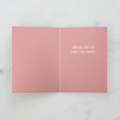 Personalized Galentine's Greeting Card カード (内部)