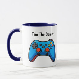 Personalized Gamer Coffee Mug Custom Name Gift マグカップ