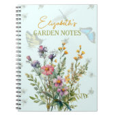 Personalized Garden Journal ノートブック (正面)