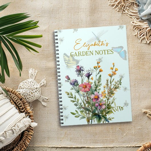 Personalized Garden Journal ノートブック