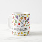 Personalized gardening mug コーヒーマグカップ (正面左)