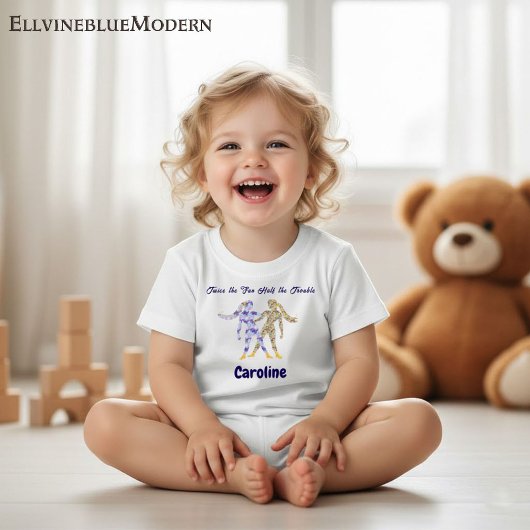 Personalized Gemini Zodiac Impressionist Toddler  ベビーTシャツ