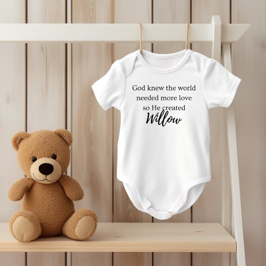 Personalized Genesis Chapter One Baby Bodysuit ベビーボディスーツ