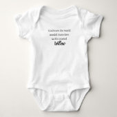 Personalized Genesis Chapter One Baby Bodysuit ベビーボディスーツ (正面)