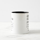 Personalized Genetic Counselor ツートーンマグカップ (中央)