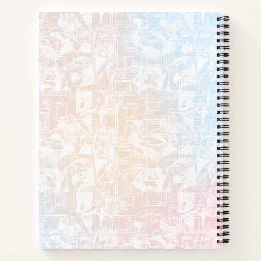 Personalized Geometric  ノートブック (裏面)