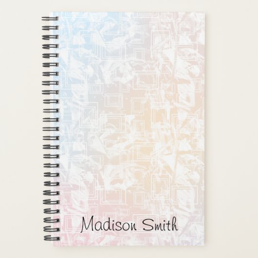 Personalized Geometric  プランナー手帳 (正面)