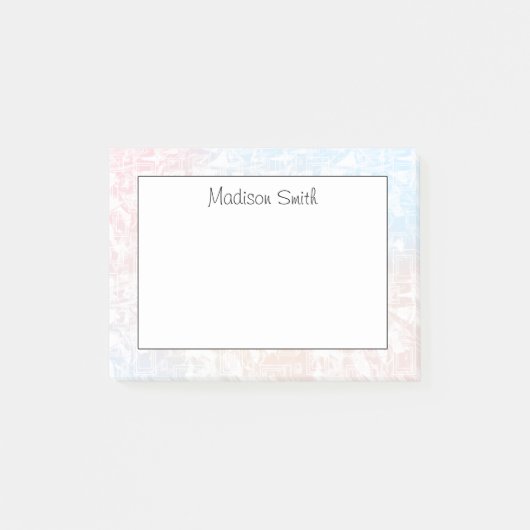 Personalized Geometric  ポストイット (正面)