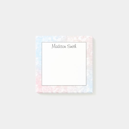 Personalized Geometric  ポストイット (正面)