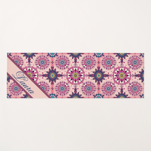 Personalized Geometric Design ヨガマット (正面(横))