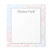 Personalized Geometric Notepad ノートパッド (正面)