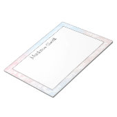 Personalized Geometric Notepad ノートパッド (アングル)