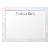 Personalized Geometric Notepad ノートパッド (正面)