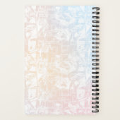 Personalized Geometric Pattern ノートブック (裏面)