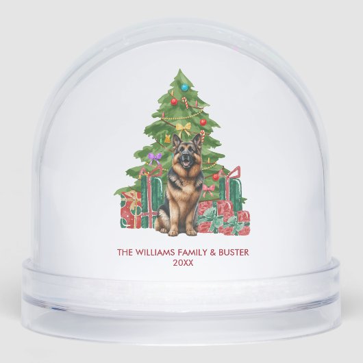 Personalized German Shepherd Dog Christmas (正面)