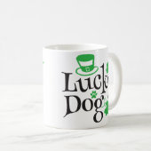 Personalized German Shepherd St. Patty's Day コーヒーマグカップ (正面右)