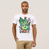 Personalized Ghost LED Night Light with Witch Hat, Tシャツ (正面フル)