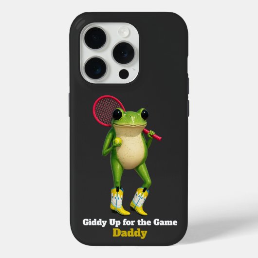 Personalized Giddy Up For The Game Daddy | Quirky  Case-Mate iPhoneケース (裏面)