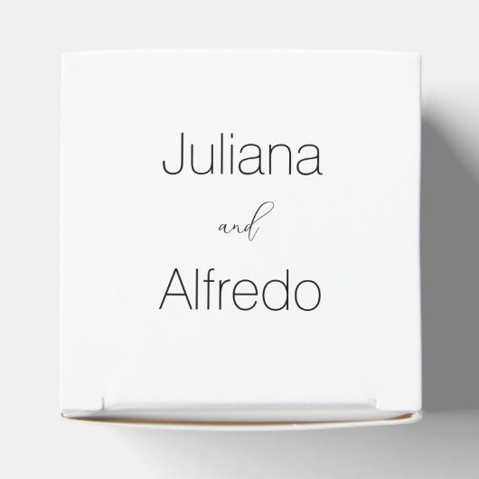 Personalized Gift Box フェイバーボックス (上部)