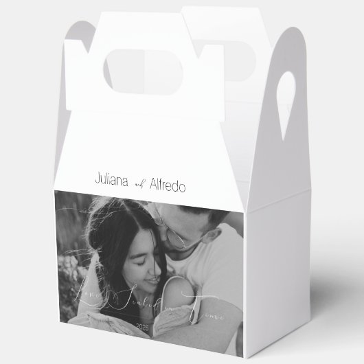 Personalized Gift Box フェイバーボックス (見開き)