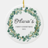 Personalized Gift | Custom Name Holiday Keepsake  セラミックオーナメント (裏面)
