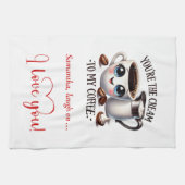 Personalized Gift for Boyfriend Funny Food Towel キッチンタオル (横)