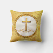 Personalized, Gift for Pastor and Wife, Christian クッション (裏面)