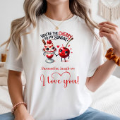 Personalized Gift for Wife Funny Food Women  Tシャツ