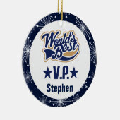 personalized Gift Ornament副大統領 セラミックオーナメント (右)