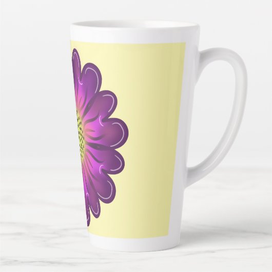 Personalized gift Round Pillow カフェラテマグ (右)