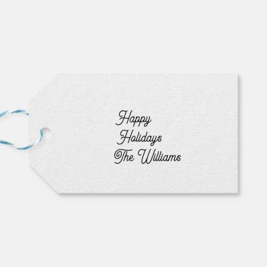 Personalized Gift Tag ギフトタグ (裏面横)