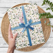 personalized gift wrap for florists shop ラッピングペーパー