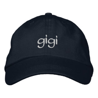 Personalized "Gigi" Embroidered Ball Cap 刺繍入りキャップ