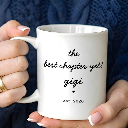 Personalized Gigi Mug Best Chapter Yet コーヒーマグカップ