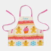 Personalized Gingerbread Baking Apron エプロン (正面)