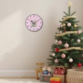 Personalized Gingerbread House Wall Clock ラージ壁時計