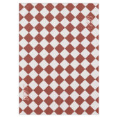 Personalized Gingham Tablecloth, Wine Red  テーブルクロス (正面)