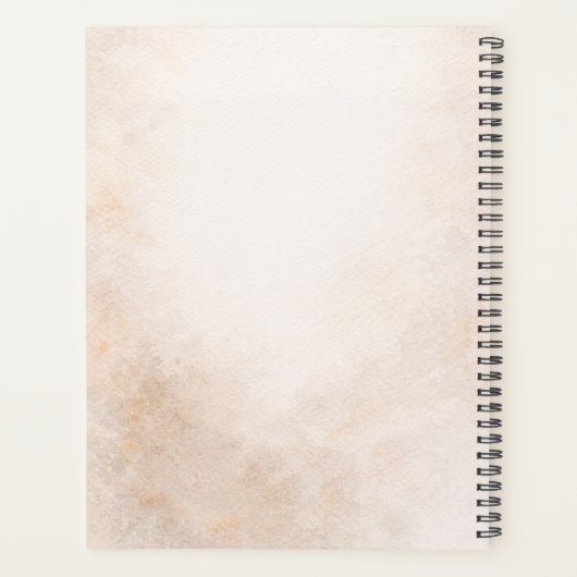 Personalized Giraffe Planner プランナー手帳 (裏面)