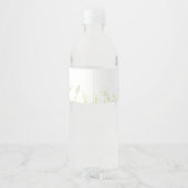 Personalized Girl Baseball Birthday  ペットボトルラベル (裏面)