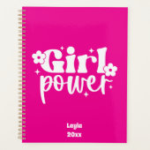 Personalized Girl Power Yearly Planner プランナー手帳 (正面)