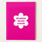 Personalized Girl Power Yearly Planner プランナー手帳 (裏面)